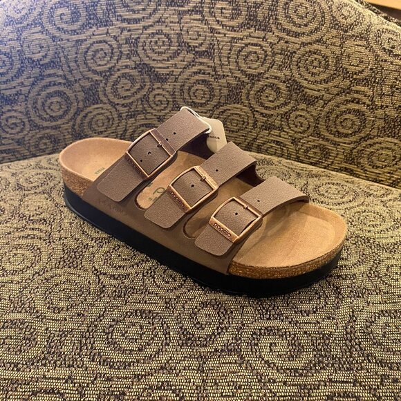 Birkenstock Shoes - Birkenstock - Florida Flex Platform Birkibuc Mocca - Multiple Sizes (NEW W/ BOX)